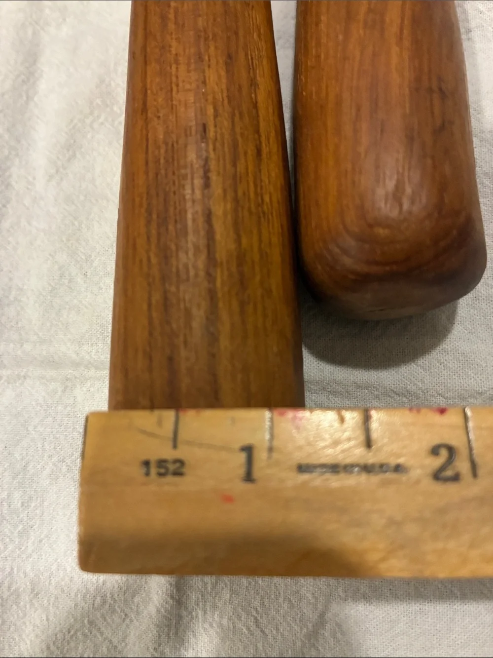 Teak Fat Bottom Wooden Salad Serving Spork Set Super Heavy Substantial Danish